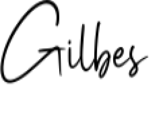Gilbes Font Preview