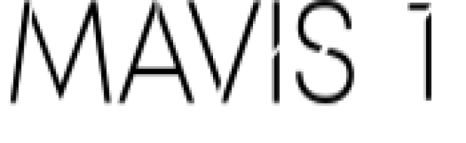 Mavis Font Preview