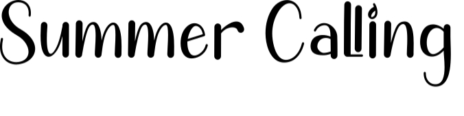 Summer Calling Font Preview