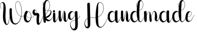 Working Handmade Font Preview