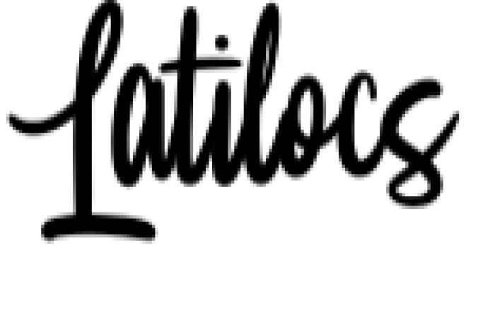 Latilocs Font Preview