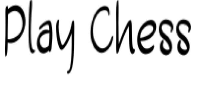 Play Chess Font Preview