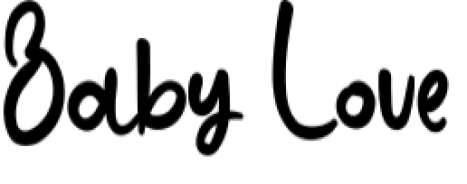 Baby Love Font Preview