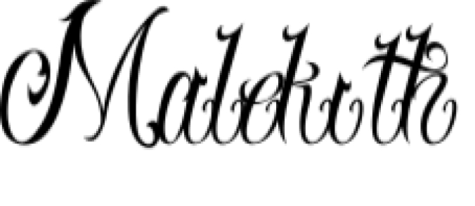Malekith Font Preview