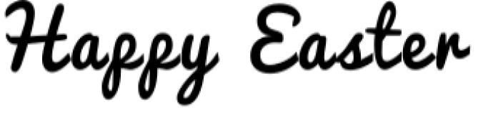 Happy Easter Font Preview