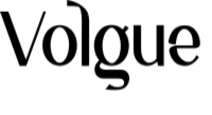 Volgue Font Preview