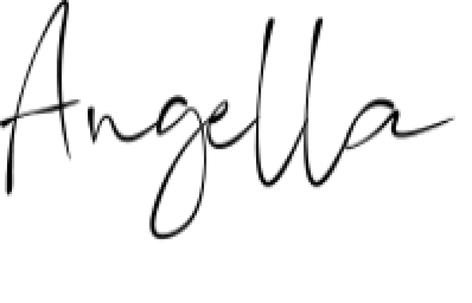 Angella Font Preview