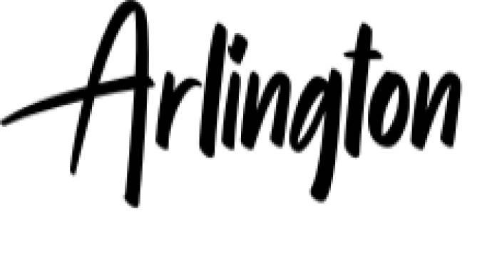 Arlington Font Preview