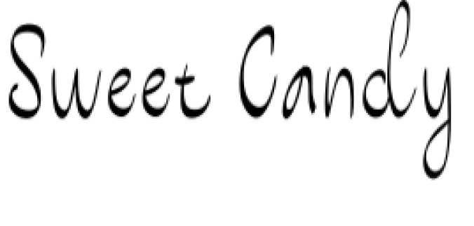 Sweet Candy Font Preview