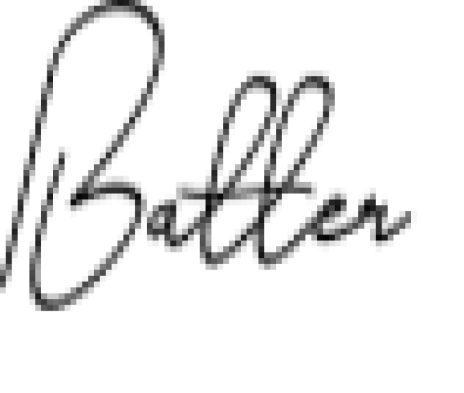 Batter Font Preview