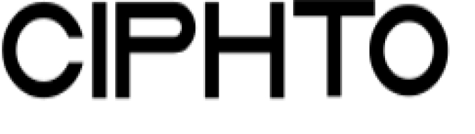 Ciphto Font Preview