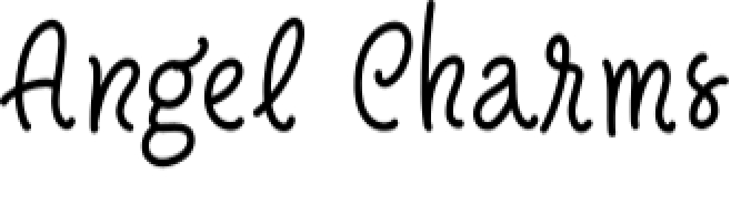 Angel Charms Font Preview