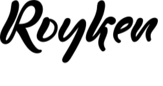 Royken Font Preview