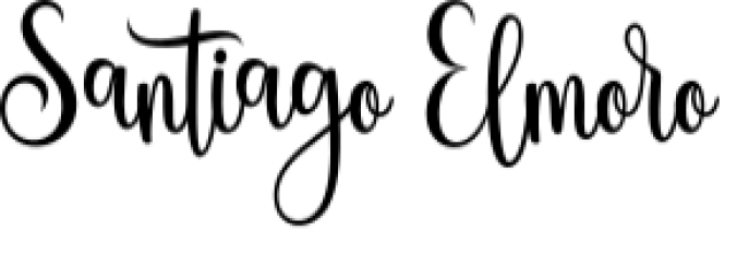 Santiago Elmoro Font Preview