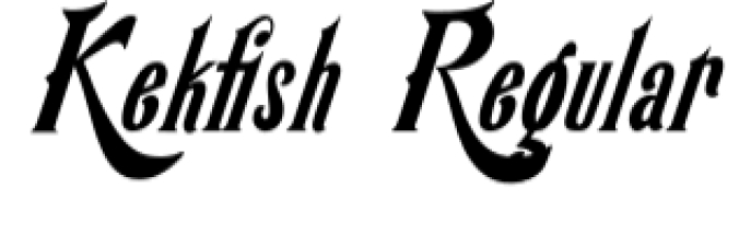 Kekfish Font Preview