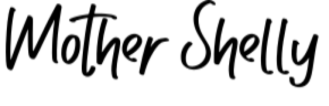 Mother Shelly Font Preview