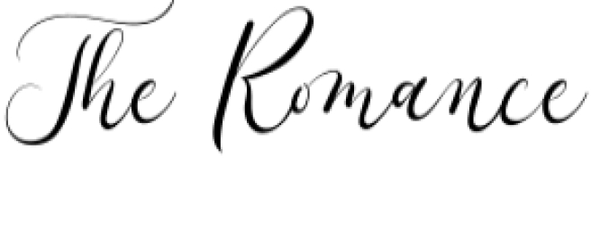 The Romance Font Preview