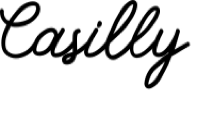 Casilly Font Preview