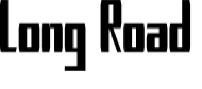 Long Road Font Preview