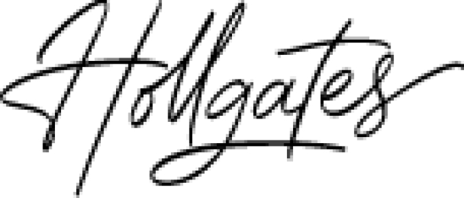 Hollgates Font Preview