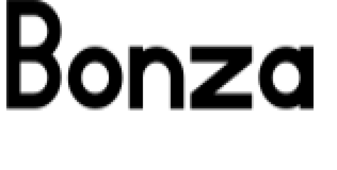 Bonza Font Preview