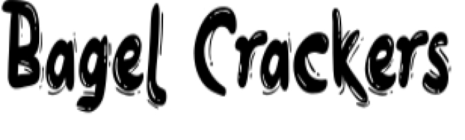 Bagel  Crackers Font Preview