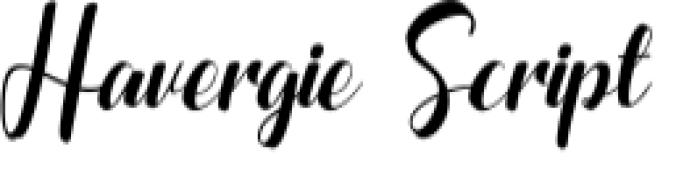 Havergie Font Preview