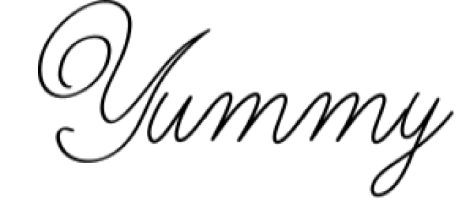 Yummy Font Preview