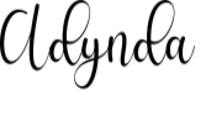 Adynda Font Preview