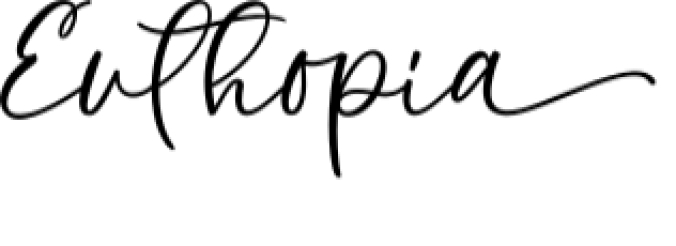 Euthopia Font Preview