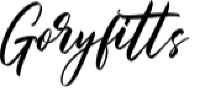 Goryfitts Font Preview