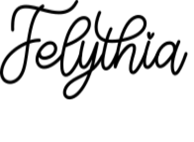 Felythia Font Preview