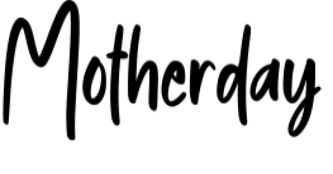 Motherday Font Preview