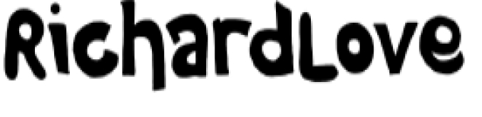 Richard Love Font Preview