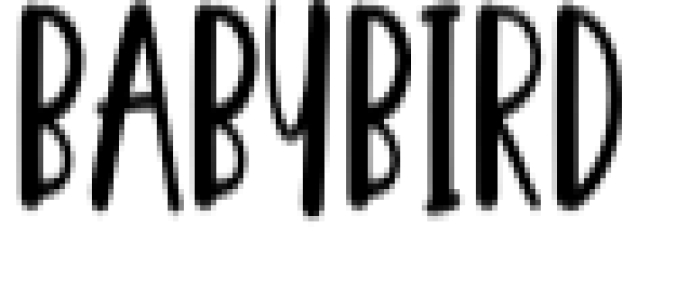 Babybird Font Preview