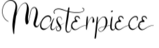 Limited Masterpiece Font Preview