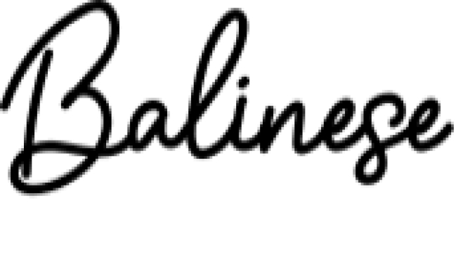 Balinese Font Preview