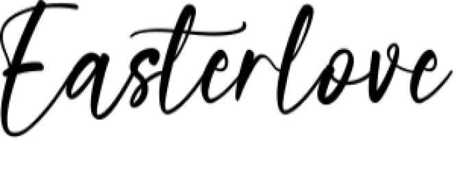 Easterlove Font Preview