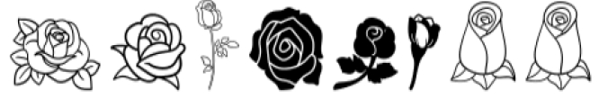 The Rose Font Preview