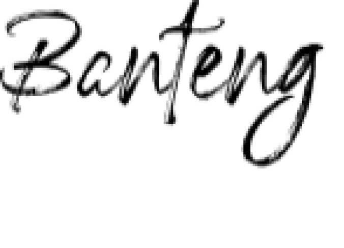 Banteng Font Preview