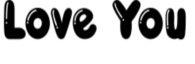 Love You Font Preview