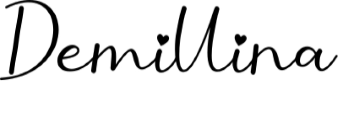 Demillina Font Preview