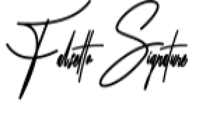 Falsetto Signature Font Preview