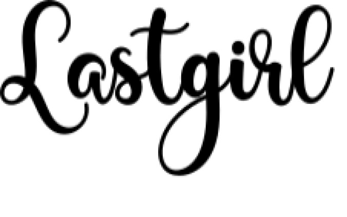 Lastgirl Font Preview