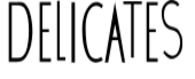 Delicates Font Preview
