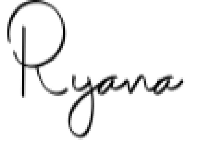 Ryana Font Preview