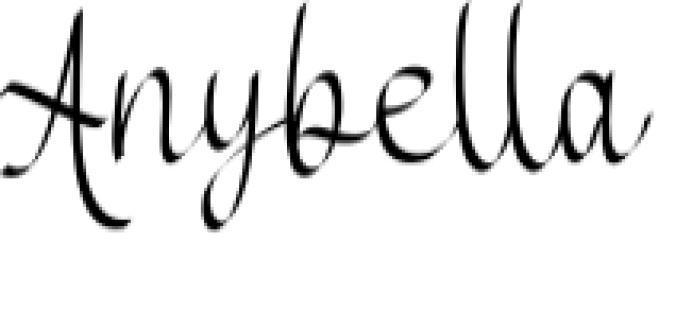 Anybella Font Preview