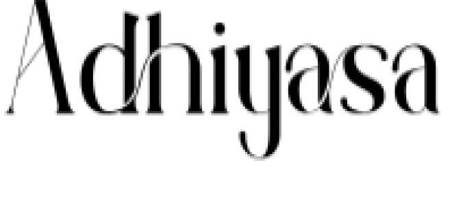 Adhiyasa Font Preview
