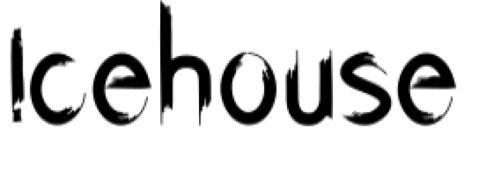 Icehouse Font Preview