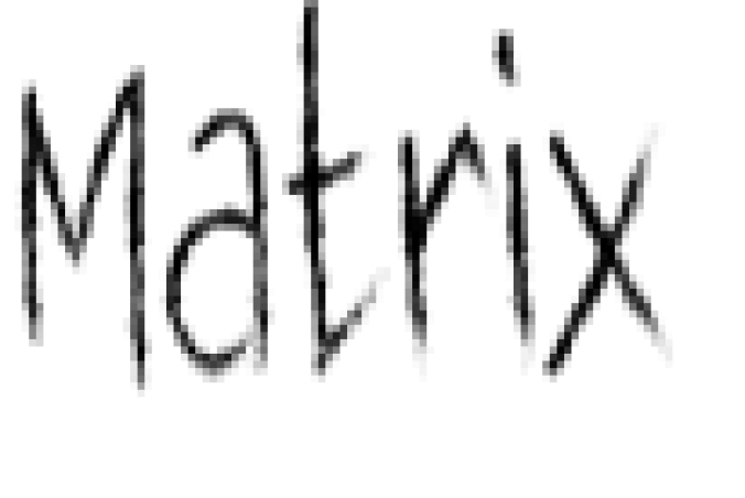 Matrix Font Preview
